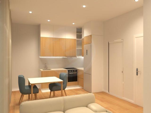 Apartamento T0 com Terrao no Corao da Pvoa de Varzim