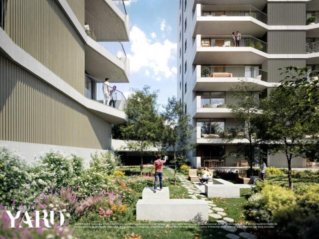 Apartamento T0 com varanda e lugar garagem nos Jardins da Arrábida