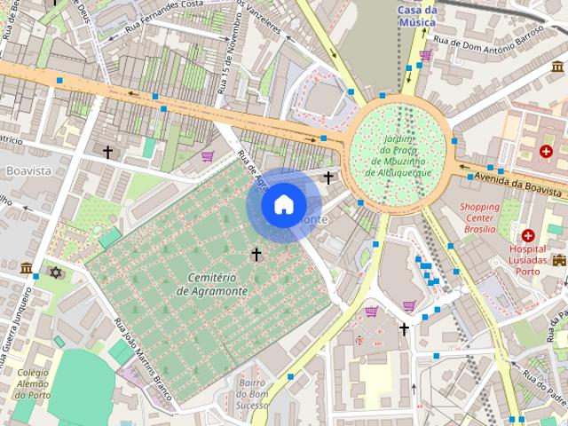 Apartamento T0 junto a rotunda da Boavista