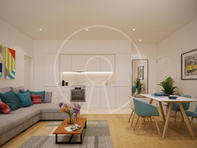 Apartamento T0 na Graça, em Lisboa