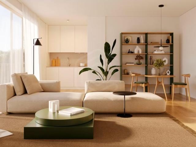 Apartamento T0 novo com terraço em Leça da Palmeira Matosinhos