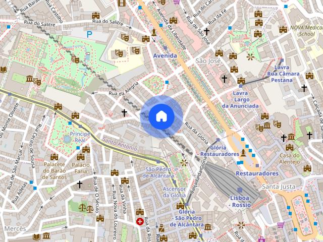 Apartamento T0 para alugar em Lisboa