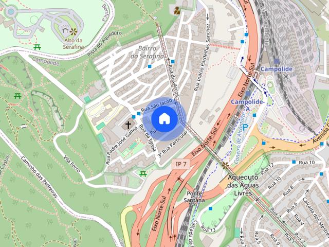 Apartamento T0 para estudantes Lisboa Campolide