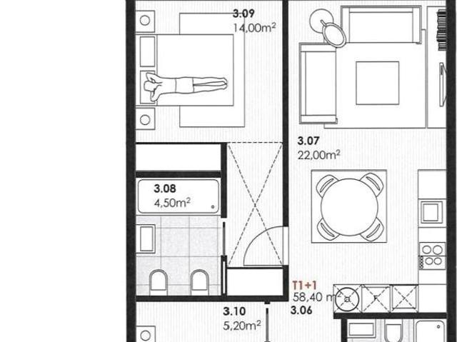 Apartamento T1+1, Canidelo, Vila Nova de Gaia | BPI Expresso Imobiliário