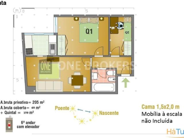 Apartamento T1+1 Estrela renovado | 26063528353