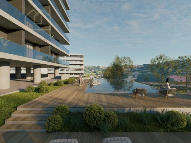 Apartamento T1+1 NOVO CONDOMINIO FECHADO LURION RESIDENCES para comprar em VILA NOVA DE GAIA, PORTO PISCINA, JARDIM & PADEL