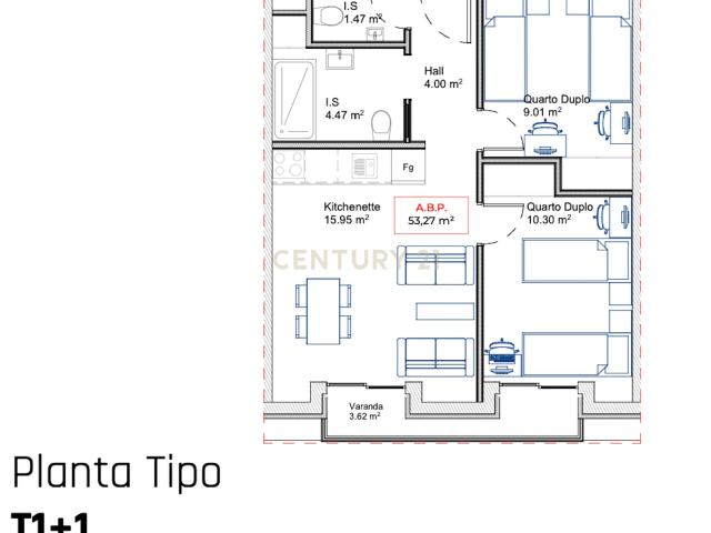 Apartamento T1+1 Novo em Paranhos – Polo Universitário do Porto