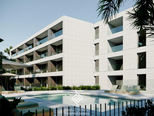 Apartamento T1+1 no condomínio privado na praia da Madalena 64m² Da madalena e samaiões