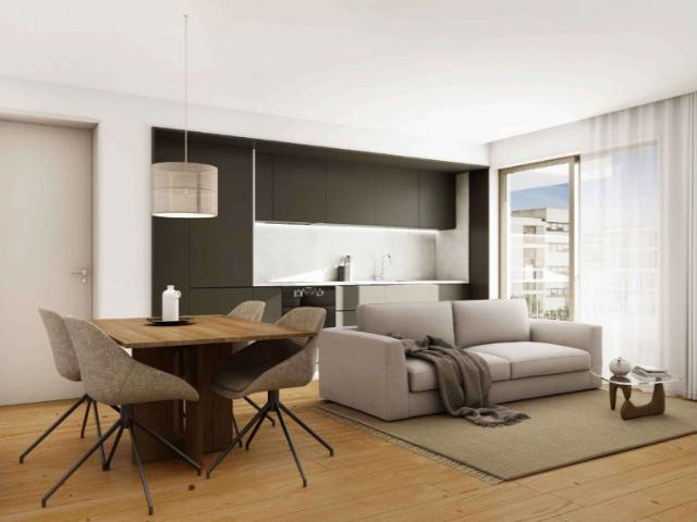Apartamento T1 à venda em Constituição com Jardim