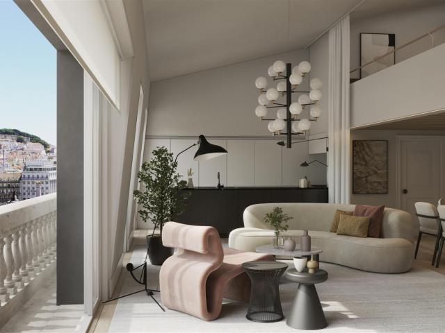 Apartamento T1 à venda em Príncipe Real Praça da Alegria 117m² Santo António