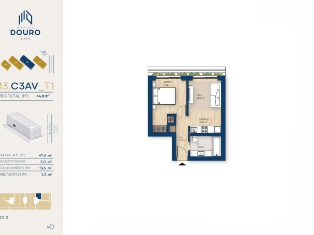 Apartamento T1, Canidelo, Vila Nova de Gaia | BPI Expresso Imobiliário