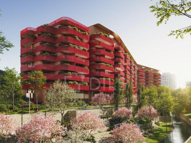 Apartamento T1 com estacionamento em novo empreendimento no Porto