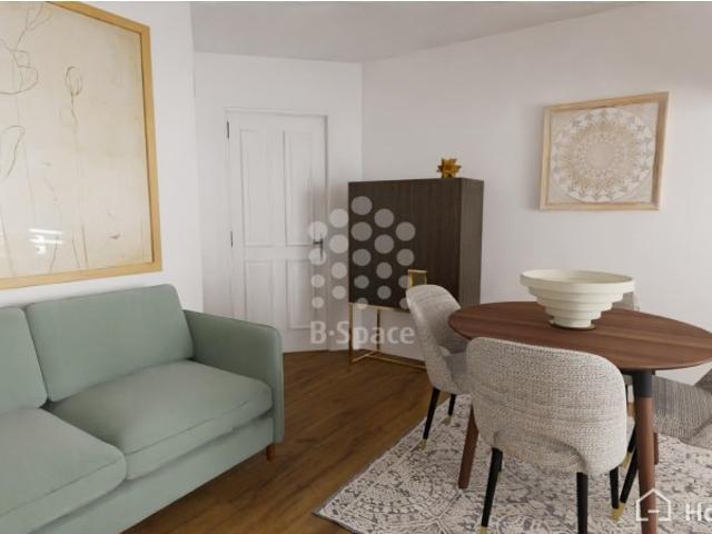 Apartamento T1 com pátio de 22 m2 Para Recuperação Total