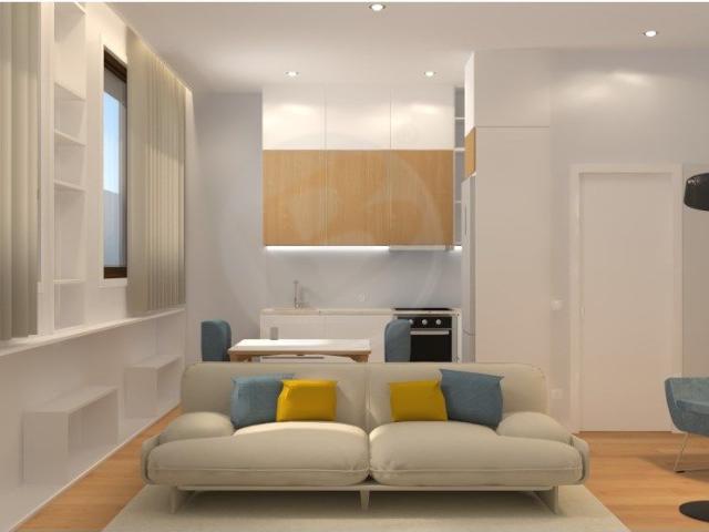 Apartamento T1 com terrao no Corao da Pvoa de Varzim