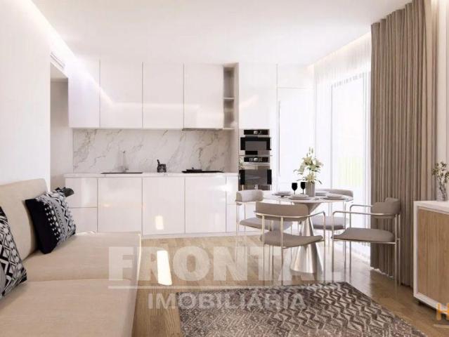 Apartamento T1 com Varanda | Condomínio Privado com Conceito Contemporâneo | 26064091703