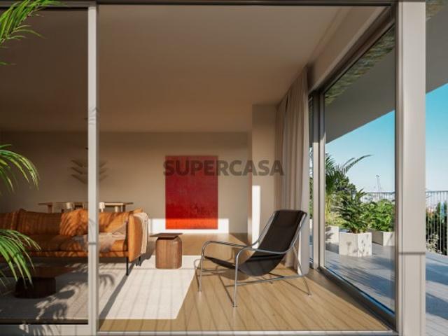 Apartamento T1 com varanda e piscina comum, Setúbal