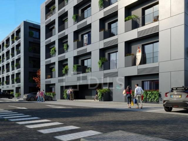 Apartamento T1, com varanda em novo empreendimento em Carcavelos