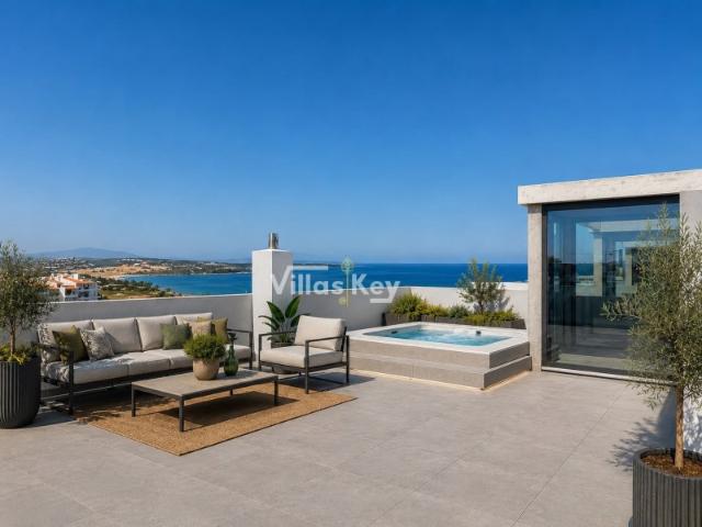 Apartamento T1 com vista mar, terraço muito amplo e piscina perto da Praia D. Ana em Lagos/Algarve