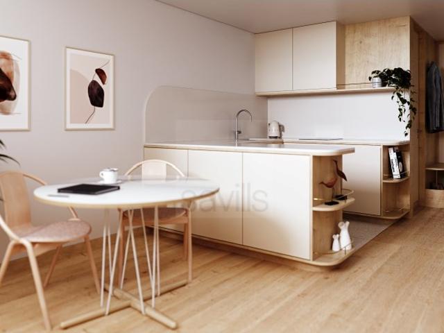 Apartamento T1 de luxo com terraço, à venda na marginal de Gaia