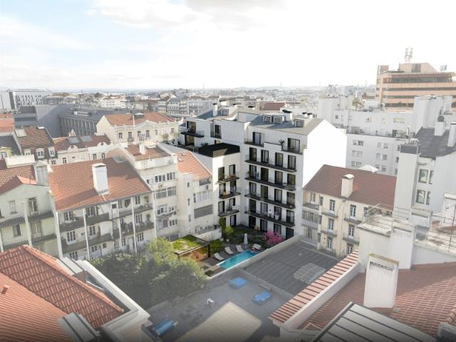 Apartamento T1 duplex com varanda em novo empreendimento nas Avenidas Novas