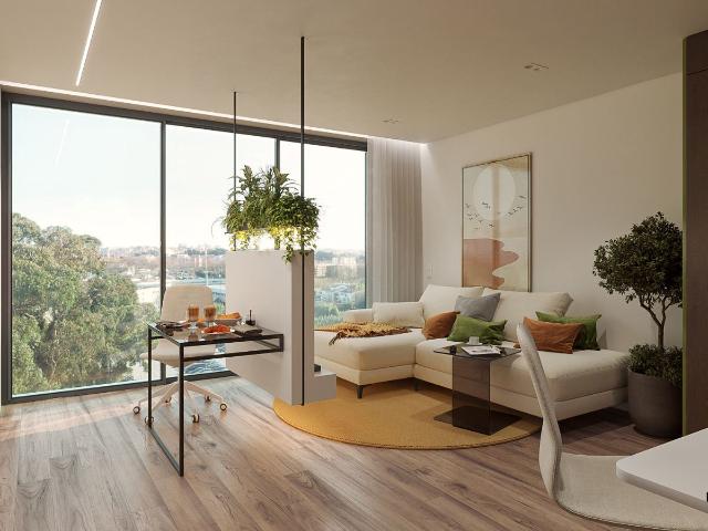 Apartamento T1 Empreendimento Caulinos Residence Com 1 lugar de garagem e varanda