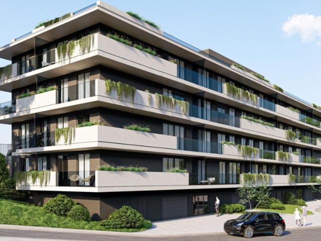 Apartamento T1 novo, com varanda e parqueamento, em Matosinhos