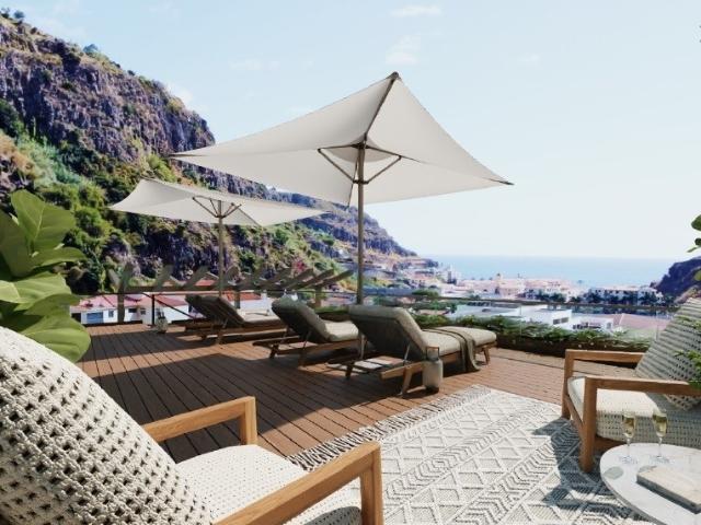 Apartamento T1 NOVO em Condomínio Exclusivo no Centro da Ribeira Brava Mobilado, Ribeira Brava, Centro Ribeira Brava