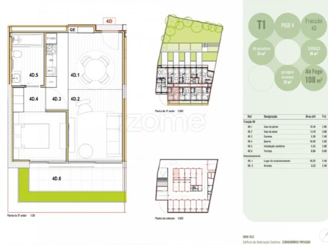 Apartamento T1 NOVO | R. Montes Burgos Porto