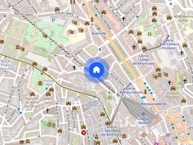 Apartamento T1 para alugar em Lisboa
