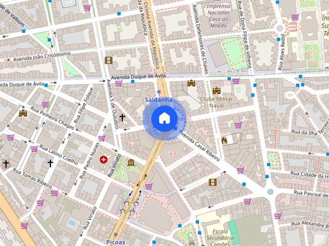 Apartamento T1 para alugar em Lisboa