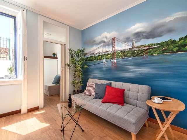 Apartamento T1 para arrendamento na Graça, Lisboa