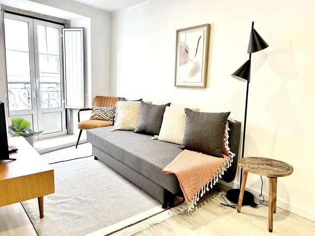 Apartamento T1 para arrendamento na Misericórdia, Lisboa