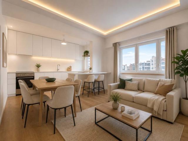 Apartamento T1 remodelado e elevador, em Campo de Ourique