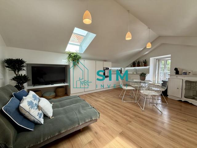 Apartamento T1 renovado no centro histórico de Setúbal mobilado e equipado