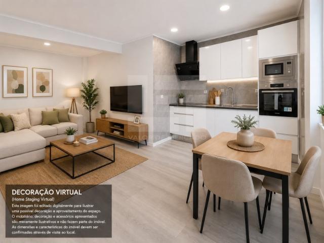 Apartamento T1 recuperado na Venteira, Amadora, Lisboa, com 2 elevadores e perto de transportes públicos