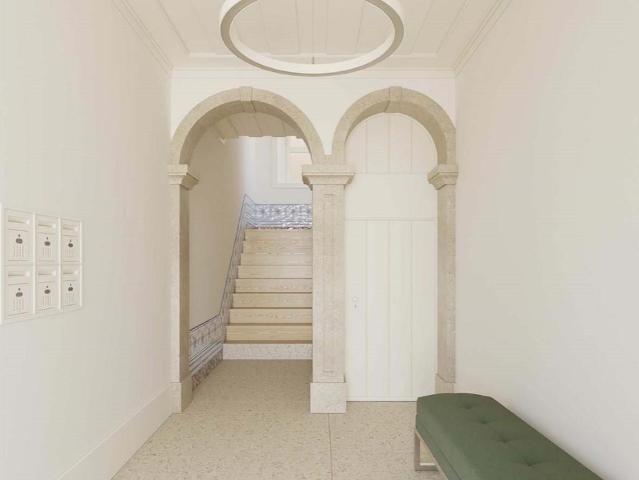 Apartamento T2, terraço e jardim, a pé do rio, Santos O Velh. 123m² Estrela