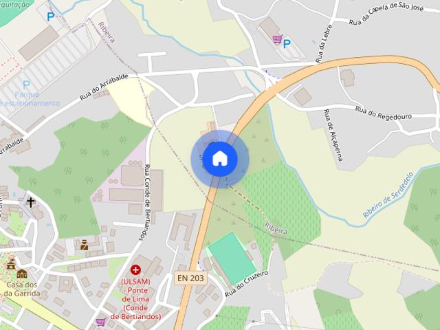 Apartamento T2 Triplex para alugar em Ponte de Lima