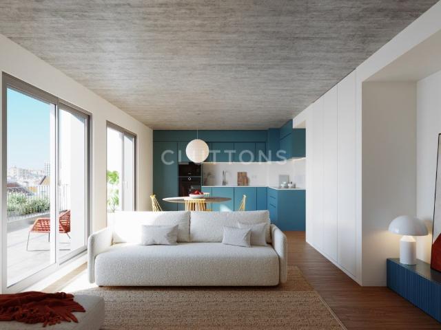 Apartamento T2, varanda e estacionamento, Arroios Lisboa 158m² Arroios