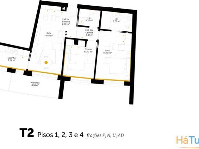 Apartamento T2, Aveiro | 26063917621