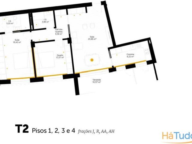 Apartamento T2, Aveiro | 26063917624