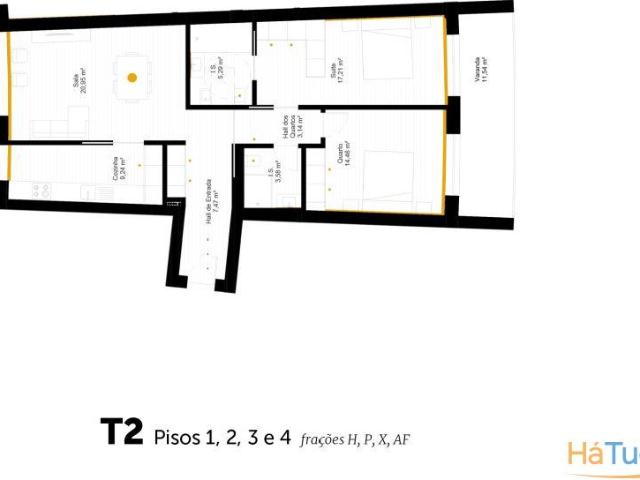 Apartamento T2, Aveiro | 26063917629