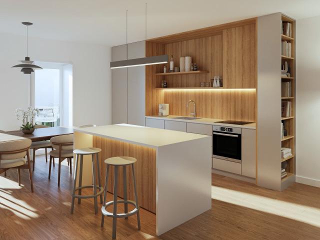Apartamento T2 c/ Varandas no Empreendimento Caridade 30 | Lisboa