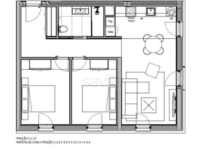 Apartamento T2, Cedofeita, Santo Ildefonso, Sé, Miragaia, São Nicolau e Vitória, Porto | BPI Expresso Imobiliário