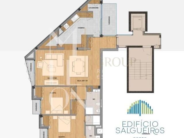 Apartamento T2, Cedofeita, Santo Ildefonso, Sé, Miragaia, São Nicolau e Vitória, Porto | BPI Expresso Imobiliário