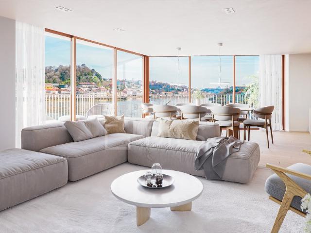 Apartamento T2 com área exterior, junto ao Rio Douro