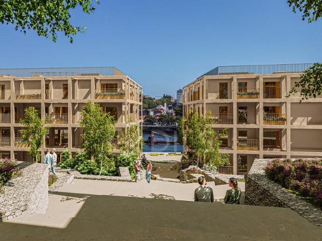 Apartamento T2 com área exterior, junto ao Rio Douro