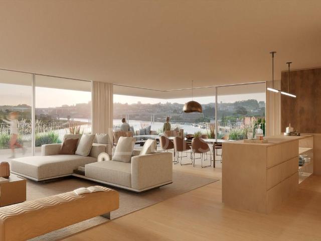 Apartamento T2 com piscina e vistas panorâmicas sobre o rio. 116m² Gondomar São Cosme, Valbom e Jovim