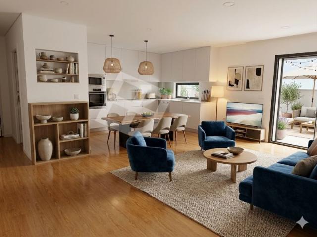 Apartamento T2 com terraço Centro de Esgueira