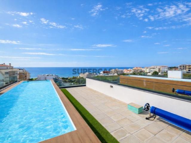 Apartamento T2 com Terraço e Piscina Privada com Vista Mar, Garagem Box, para Venda, na Ericeira