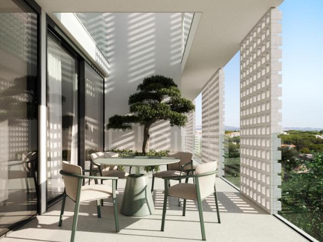 Apartamento T2 com varanda e estacionamento em Vilamoura
